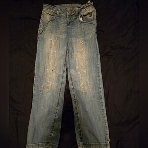 Apple Bottoms Distressed Denim Jeans